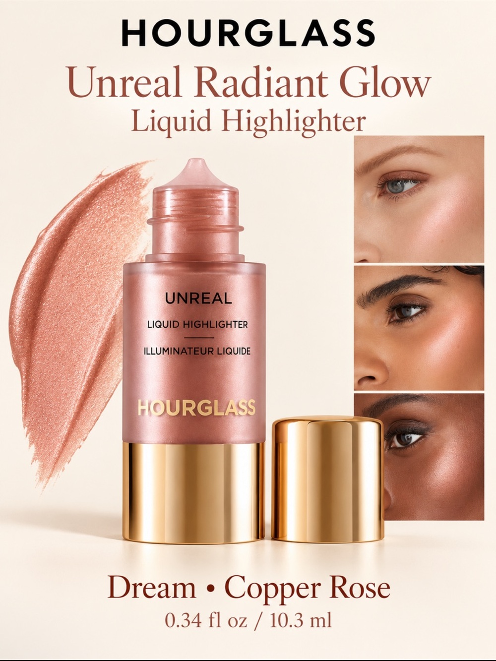 Hourglass Dream Unreal Radiant Glow Liquid Highlighter